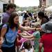 Brooke Rafko, nine, dances on Washington St. during the Dancing in the Streets Festival on Sunday. Daniel Brenner I AnnArbor.com